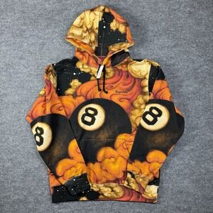 Supreme Martin Wong 8 Ball Hooded Sweatshirt Multi (FW19SW51) Men's Size Large L